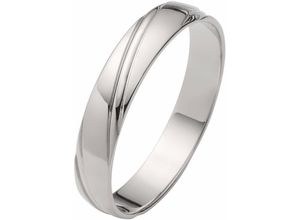 4007972380365 - Trauring FIRETTI Schmuck Geschenk Gold 375 Hochzeit Ehering LIEBE Fingerringe Gr 165 ohne Brillant Weißgold 585 4 mm weiß (weißgoldfarben) Trauringe Made in Germany wahlweise mit oder ohne Brillant