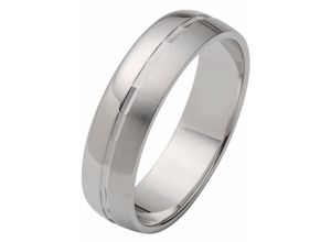 4007972384318 - Trauring FIRETTI Schmuck Geschenk Hochzeit Ehering LIEBE Fingerringe Gr 18 ohne Zirkonia Silber 925 (Sterlingsilber) 6 mm silberfarben Trauringe wahlweise mit oder ohne Zirkonia