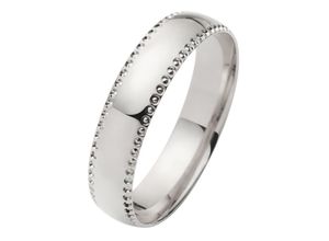 4007972558009 - Trauring FIRETTI Schmuck Geschenk Gold 750 Hochzeit Ehering LIEBE Fingerringe Gr 50 ohne Brillant Weißgold 750 5 mm weiß (weißgoldfarben) Trauringe Made in Germany wahlweise mit oder ohne Brillant