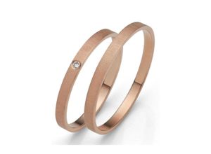 4007972585609 - Trauring FIRETTI Schmuck Geschenk Gold 375 Hochzeit Ehering LIEBE Fingerringe Gr 50 0005 ct SI = kleine Einschlüsse mit Brillant Roségold 375 20 mm rosegold (roségoldfarben) Trauringe Made in Germany wahlweise mit oder ohne Brillant