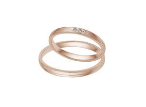 4007972594106 - Trauring FIRETTI Schmuck Geschenk Gold 375 Hochzeit Ehering LIEBE Fingerringe Gr 50 0015 ct SI = kleine Einschlüsse mit Brillanten Roségold 585 25 mm rosegold (roségoldfarben) Trauringe Made in Germany wahlweise mit oder ohne Brillanten