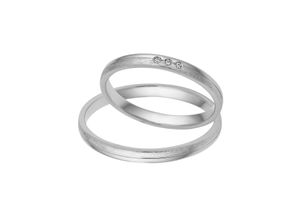 4007972594274 - Trauring FIRETTI Schmuck Geschenk Gold 375 Hochzeit Ehering LIEBE Fingerringe Gr 56 ohne Brillanten Weißgold 375 25 mm weiß (weißgoldfarben) Trauringe Made in Germany wahlweise mit oder ohne Brillanten