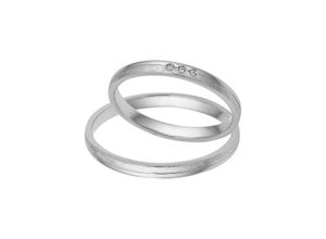 4007972594540 - Trauring FIRETTI Schmuck Geschenk Gold 375 Hochzeit Ehering LIEBE Fingerringe Gr 56 ohne Brillanten Weißgold 585 25 mm weiß (weißgoldfarben) Trauringe Made in Germany wahlweise mit oder ohne Brillanten