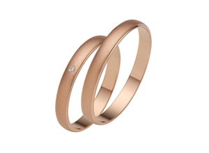 4007972598951 - Trauring FIRETTI Schmuck Geschenk Gold 375 Hochzeit Ehering LIEBE Fingerringe Gr 50 0005 ct SI = kleine Einschlüsse mit Brillant Roségold 375 30 mm rosegold (roségoldfarben) Trauringe Made in Germany wahlweise mit oder ohne Brillant