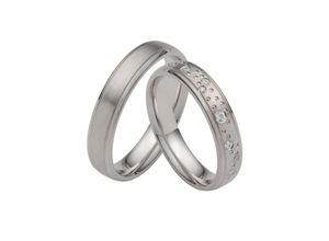 4007972607974 - Trauring FIRETTI Schmuck Geschenk Hochzeit Ehering LIEBE Fingerringe Gr 60 ohne Zirkonia Silber 925 (Sterlingsilber) 45 mm silberfarben Trauringe Made in Germany - wahlweise mit oder ohne Zirkonia (synth)