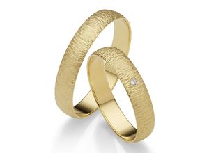 4007972650741 - Trauring FIRETTI Schmuck Geschenk Gold 375 Hochzeit Ehering LIEBE Fingerringe Gr 50 ohne Brillant Gelbgold 375 5 mm gelb (gelbgoldfarben) Trauringe Made in Germany wahlweise mit oder ohne Brillant