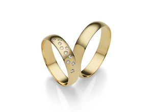 4007972651977 - Trauring FIRETTI Schmuck Geschenk Gold 375 Hochzeit Ehering LIEBE Fingerringe Gr 50 ohne Brillanten Gelbgold 375 45 mm gelb (gelbgoldfarben) Trauringe Made in Germany wahlweise mit oder ohne Brillanten