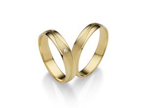 4007972652844 - Trauring FIRETTI Schmuck Geschenk Gold 375 Hochzeit Ehering LIEBE Fingerringe Gr 66 ohne Brillant Gelbgold 375 4 mm goldfarben (gelbgoldfarben) Made in Germany wahlweise mit oder ohne Brillant