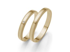 4007972653674 - Trauring FIRETTI Schmuck Geschenk Gold 375 Hochzeit Ehering LIEBE Fingerringe Gr 50 ohne Brillant Gelbgold 585 3 mm gelb (gelbgoldfarben) Trauringe Made in Germany wahlweise mit oder ohne Brillant