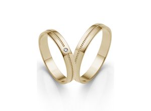 4007972654015 - Trauring FIRETTI Schmuck Geschenk Gold 375 Hochzeit Ehering LIEBE Fingerringe Gr 50 ohne Brillant Gelbgold 375 35 mm gelb (gelbgoldfarben) Trauringe Made in Germany wahlweise mit oder ohne Brillant