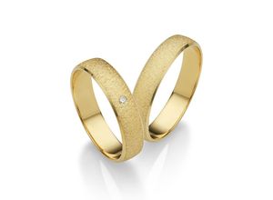 4007972654411 - Trauring FIRETTI Schmuck Geschenk Gold 375 Hochzeit Ehering LIEBE Fingerringe Gr 50 ohne Brillant Gelbgold 375 45 mm gelb (gelbgoldfarben) Trauringe Made in Germany wahlweise mit oder ohne Brillant