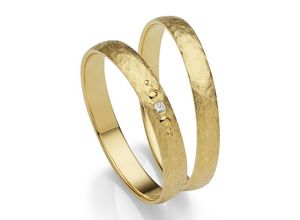 4007972655258 - Trauring FIRETTI Schmuck Geschenk Gold 375 Hochzeit Ehering LIEBE Fingerringe Gr 50 ohne Brillant Gelbgold 375 3 mm gelb (gelbgoldfarben) Trauringe Made in Germany wahlweise mit oder ohne Brillant