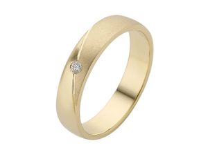 4007972681318 - Trauring FIRETTI Schmuck Geschenk Gold 375 Hochzeit Ehering LIEBE Fingerringe Gr 165 003 ct SI = kleine Einschlüsse mit Brillant Gelbgold 375 4 mm gelb (gelbgoldfarben) Trauringe Made in Germany wahlweise mit oder ohne Brillant