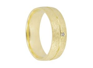 4007972681714 - Trauring FIRETTI Schmuck Geschenk Gold 375 Hochzeit Ehering LIEBE Fingerringe Gr 165 001 ct SI = kleine Einschlüsse mit Brillant Gelbgold 375 6 mm gelb (gelbgoldfarben) Trauringe Made in Germany wahlweise mit oder ohne Brillant