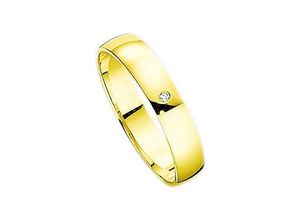 4007972683091 - Trauring FIRETTI Schmuck Geschenk Gold Hochzeit Ehering LIEBE Fingerringe Gr 165 001 ct SI = kleine Einschlüsse mit Brillant Gelbgold 375 3 mm gelb (gelbgoldfarben) Trauringe Made in Germany wahlweise mit oder ohne Brillant