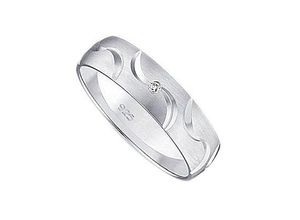 4007972686818 - Trauring FIRETTI Schmuck Geschenk Hochzeit Ehering Ich liebe Dich Fingerringe Gr 165 001 ct SI = kleine Einschlüsse mit Brillant Silber 925 (Sterlingsilber) 5 mm silberfarben Trauringe Made in Germany wahlweise mit oder ohne Brillant