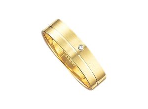 4007972689246 - Trauring FIRETTI Schmuck Geschenk Gold 375 Hochzeit Ehering LIEBE Fingerringe Gr 165 00075 ct SI = kleine Einschlüsse mit Brillant Gelbgold 375 5 mm gelb (gelbgoldfarben) Trauringe Made in Germany wahlweise mit oder ohne Brillant