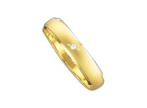 4007972689543 - Trauring FIRETTI Schmuck Geschenk Gold 375 Hochzeit Ehering LIEBE Fingerringe Gr 165 00075 ct SI = kleine Einschlüsse mit Brillant Gelbgold 375 4 mm gelb (gelbgoldfarben) Trauringe Made in Germany wahlweise mit oder ohne Brillant