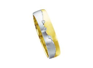 4007972690266 - Trauring FIRETTI Schmuck Geschenk Gold 375 Hochzeit Ehering LIEBE Welle Fingerringe Gr 175 003 ct SI = kleine Einschlüsse mit Brillanten Gelbgold 375 5 mm goldfarben (gelbgoldfarben weißgoldfarben) Made in Germany wahlweise mit oder ohne Brillant