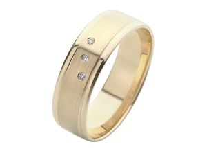 4007972692390 - Trauring FIRETTI Schmuck Geschenk Gold 375 Hochzeit Ehering LIEBE Fingerringe Gr 165 0015 ct SI = kleine Einschlüsse mit Brillanten Gelbgold 375 6 mm goldfarben (gelbgoldfarben) Made in Germany wahlweise mit oder ohne Brillanten Bestseller