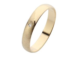 4007972692895 - Trauring FIRETTI Schmuck Geschenk Gold 375 Hochzeit Ehering LIEBE Fingerringe Gr 165 001 ct SI = kleine Einschlüsse mit Brillant Gelbgold 375 35 mm gelb (gelbgoldfarben) Trauringe Made in Germany wahlweise mit oder ohne Brillant