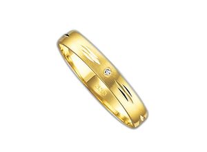 4007972694271 - Trauring FIRETTI Schmuck Geschenk Gold 375 Hochzeit Ehering LIEBE Fingerringe Gr 165 001 ct SI = kleine Einschlüsse mit Brillant Gelbgold 375 3 mm gelb (gelbgoldfarben) Trauringe Made in Germany wahlweise mit oder ohne Brillant