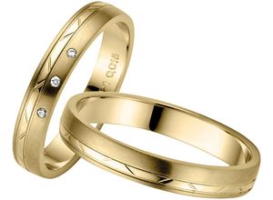 4007972851100 - Trauring FIRETTI Schmuck Geschenk Gold 375 Hochzeit Ehering LIEBE Fingerringe Gr 50 ohne Brillanten Gelbgold 375 35 mm gelb (gelbgoldfarben) Trauringe Made in Germany - wahlweise mit oder ohne Brillanten