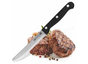 4008033212144 - Fm Professional - FMProfessional Steakmesser mit Wellenschliff by Fackelmann – Scharfes Messer für Steak und Pizza – Langanhaltend scharfe Klinge für