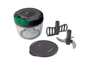 4008033234368 - Chefkoch+Fackelmann Gemüseschneider  Blau Grau Weiß  Kunststoff  auch für andere Obst- und Gemüsesorten geeignet  Kochen Küchenhelfer Obst- &