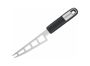 4008033257763 - Käsemesser 27 cm sense Käseschneider für Weichkäse mit rutschfestem und ergonomischem Soft-Touch-Griff aus Kunststoff (Farbe Silber Schwarz)