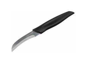 4008033436069 - Schälmesser Nirosta 17cm schwarz Schälmesser - Fackelmann