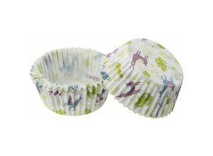 4008033439480 - Papierbackförmchen Lama Kaktus Ø 5 x 3 cm hochwertige Papierförmchen Muffinförmchen ideal geeignet für süße und herzhafte Muffins