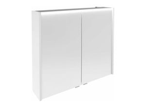 4008033731935 - Verona Spiegelschrank 80cm - Weiß Glanz ArtNr 73193 - Fackelmann