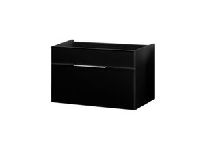 4008033809306 - Waschtischunterschrank kara   Schrank mit Soft-Close-System   Maße (b x h x t) ca 80 x 59 x 49 cm   fürs wc oder Badezimmer   Korpus Anthrazit  