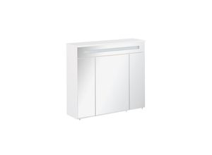 4008033809634 - Led Spiegelschrank kara   mit Soft-Close-System   Maße (b x h x t) ca 80 x 70 x 23 cm   Schrank für das Bad   Möbel fürs wc oder Badezimmer  