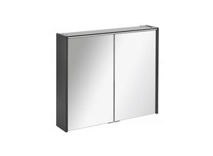 4008033821872 - Led Spiegelschrank denver   Badschrank mit gedämpften Scharnieren   Maße (b x h x t) ca 80 x 685 x 16 cm   hochwertiger Schrank mit Spiegel und