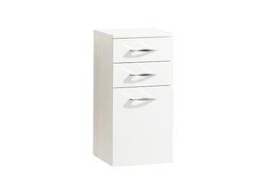 4008033823432 - Midischrank sceno   gedämpfte Scharniere & Soft-Close   Maße (b x h x t) ca 40 x 80 x 365 cm   Badschrank   2 Schubladen & 1 Tür   Türanschlag