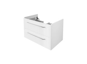 4008033842037 - Waschtischunterschrank milano   Badschrank mit Soft-Close-System   Maße (b x h x t) ca 80 x 495 x 48 cm   Waschbeckenunterschrank mit 2 Schubladen