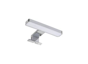 4008033843720 - LED-Aufsatzleuchte finn für Spiegel   Maße (b x h x t) ca 20 x 45 x 12 cm   hochwertige LED-Leuchte fürs Badezimmer und wc   Farbe Silber  