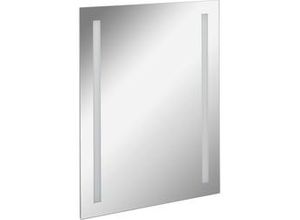 4008033845038 - Badspiegel FACKELMANN Linear Spiegel Gr B H T 60 cm x 75 cm x 2 cm silberfarben Badspiegel LED