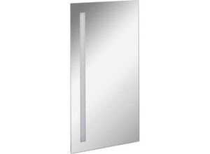 4008033845120 - Badspiegel FACKELMANN Linear silber (silberfarben) Spiegel B H T 40cm x 75cm x 2cm LED B40cm H75cm T2cm