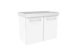 4008033847131 - Waschtischunterschrank lima   Badschrank mit Soft-Close-System   Maße (b x h x t) ca 60 x 42 x 35 cm   hochwertiger Badezimmerschrank   Korpus