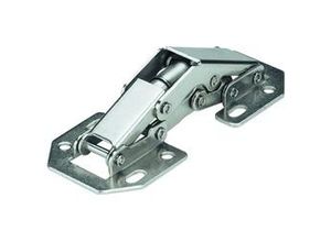 4008057026000 - Mini-Aufschraubscharnier mit Feder 77 x 33 mm 6 Stück Scharniere - Hettich