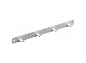 4008057044066 - Hettich - Garderobenleiste 4 Haken 270 x 20 x 30 cm weiß Hakenleisten