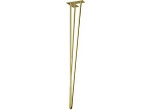 4008057054942 - Hettich - Hairpin 71 x 12 x 12 cm Stahl gold - 1 Stück Hairpin