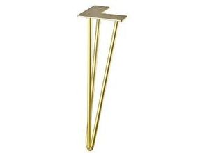 4008057058445 - Hettich - Hairpin 40 x 12 x 12 cm Stahl gold - 1 Stück Hairpin