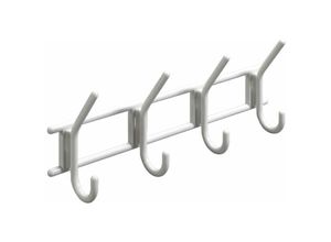 4008057059626 - Garderobenhaken 4 Haken 370 x 150 x 70 cm weiß Hakenleisten - Hettich