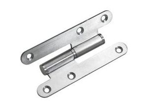 4008057112574 - Hettich Türband 55 x 110 mm links Edelstahl matt - 1 Stück Scharniere