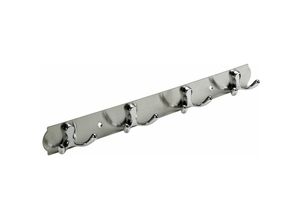 4008057400145 - Hettich Garderobenleiste 4 Haken 380 x 38 x 33 cm silber Hakenleiste