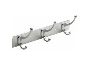 4008057471565 - Garderobenleiste 3 Haken 315 x 110 x 80 cm silber Hakenleiste - Hettich